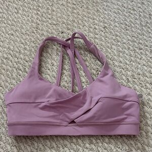 Pink lululemon yoga bra